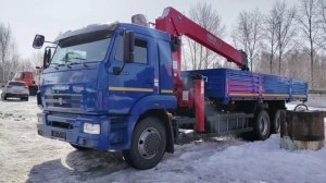 Отгрузка КАМАЗ 65117 С КМУ HRS 216 от 19.03.2024. Машина едет в г. Пермь