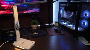 Смарт лампа Lunalight LW28 с беспроводной зарядкой #распаковка #обзор #настольная лампа #смартлампа