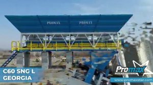 Бетонный завод ПРОМАКС C60 SNG-L, производство Турция. В наличии на складе в Москве.