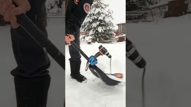 Какая снеголопата? Снеголожка!!! 😮😆😆
