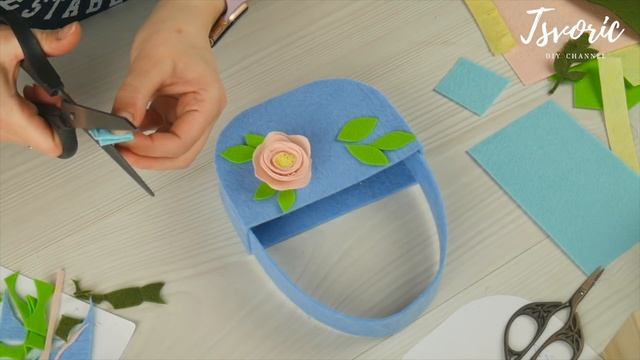 Easter egg basket / Пасхальная сумочка-корзинка для яиц / DIY TSVORIC