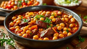 Разбуди всю семью! Это не просто еда, это — Тушёное мясо с нутом!