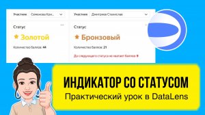 Делаем индикатор со статусом в DataLens. Практический урок.