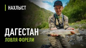 Ловля ФОРЕЛИ в горных реках ДАГЕСТАНА. Крутая природа, тактика ловли, мушки для форели.