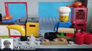 Коллаб готовка лего анимация стопмоушен, лего готовка,cooking lego