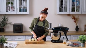 Печенье с цедрой апельсина в планетарном миксере RAWMID Modern RMM-02 . Простой рецепт