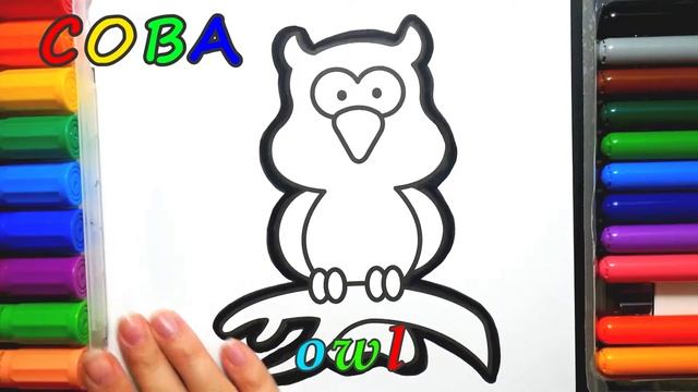 Раскраска Собака для детей - Учим Цвета - Coloring Dog for kids - Learn Colors смотреть онлайн