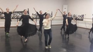 ПОДТАНЦОВКА САИДЕ МУХАМЕТЗЯНОВОЙ-,,ГЕЛЬЛЯР УСЯ"-РЕПЕТИЦИЯ В ЗАЛЕ.