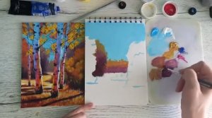 Акрил. Октябрь наступил