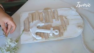 Панно в морском стиле с яркими цветами / DIY TSVORIC