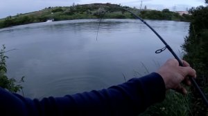 Рыбалка на судака утром на паралон,силикон.