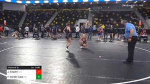 122 Lbs Prelims - Jordyn Knecht, Paola Wrestling Club Vs Faith Vander Laan, Indiana Girls Wrestlin