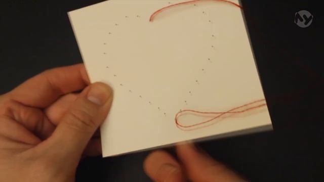 Изонить - 64. Сердце. Вариант 2 смотреть онлайн