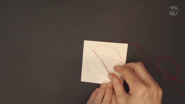 Изонить 39 - Заполнение окружности двумя линиями. Узор 3 смотреть онлайн