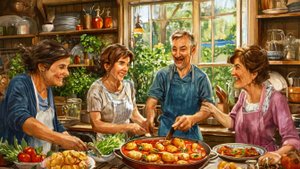 Соседи ломятся в гости на аромат овощного соте с курицей!