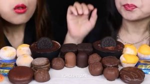 Асмр еда звуки 👍 орео, мороженое 🍦