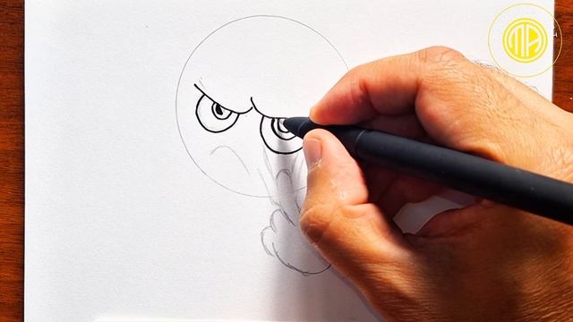 How to Draw cute Emoji/step by step emoji drawing