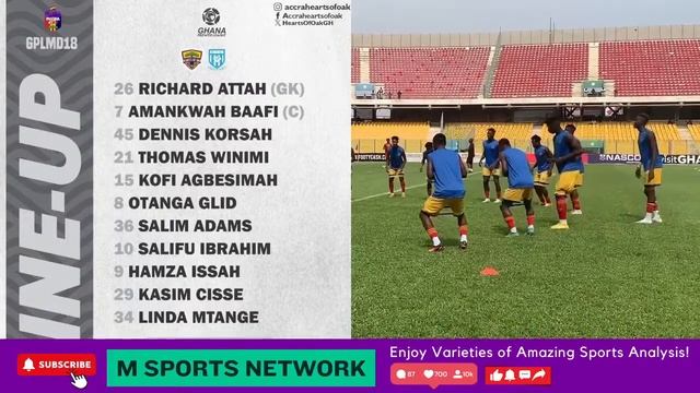HEARTS OF OAK  VS REAL TAMALE UNITED  - LIVE MATCH TODAY