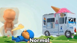 Pocoyo Hard & Minecraft effects & Boss Baby & Ice Cream Truck Go Away Sound Variations in 40 Second
