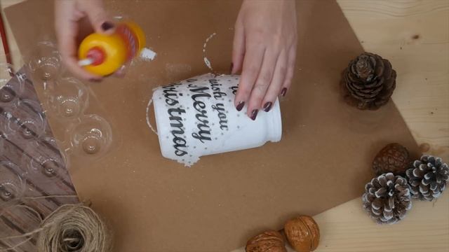 DIY Christmas / Новогодний DIY, легко и красиво, подсвечник  /  DIY Tsvoric