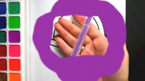 Раскраска для детей и малышей Яблоко. Мультик-Раскраска. Учим цвета. Простые рисунки II Раскрашка ТВ