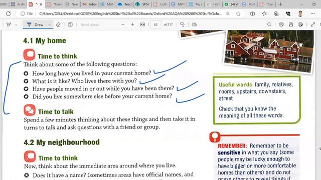 IGCSE Oxford English - Theme 2 unit 4- Speaking focus- describing your home & neighbourhood. смотреть онлайн