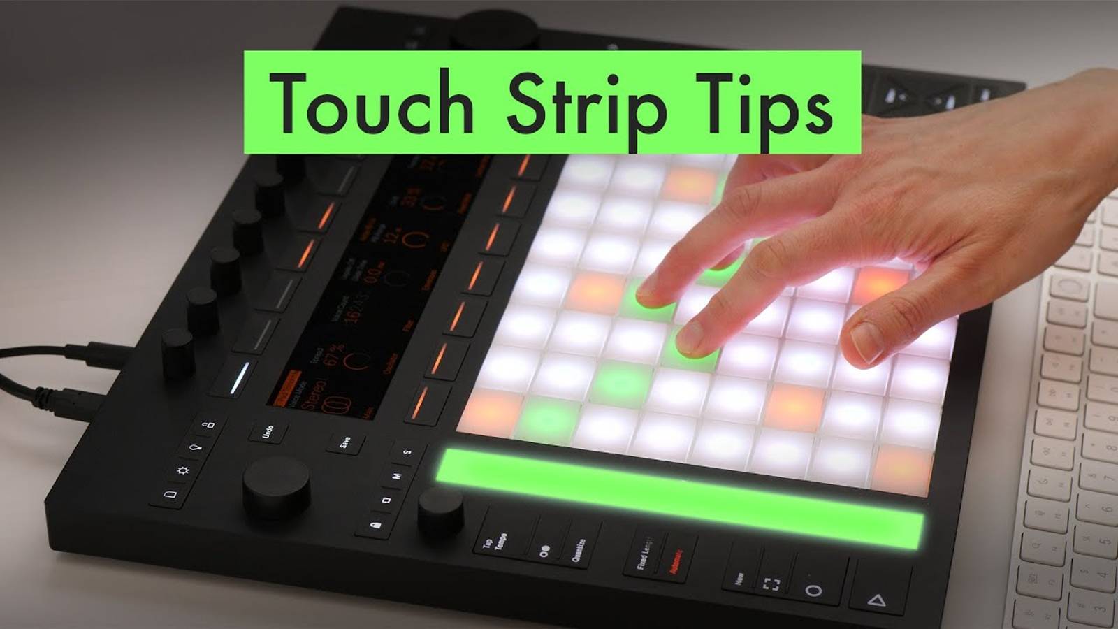 Ableton Push 3: Touch Strip Pitch Bend in Detail