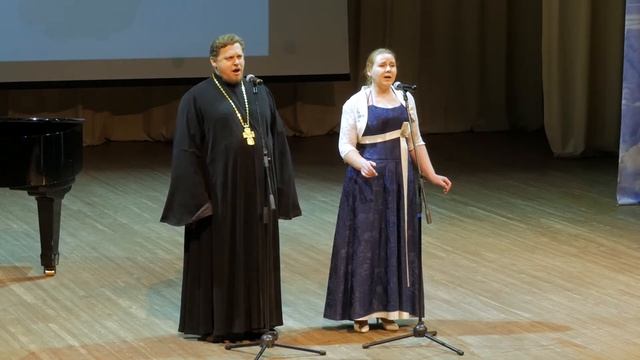 Иерей Алексий Кувалдин и матушка Светлана Кувалдина - С.В. Рахманинов «Здесь хорошо»