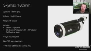 Телескопы Sky-Watcher Skymax MAK 90, 102, 127, 150, 180 | Sky-Watcher – видеообзор, 2 часть