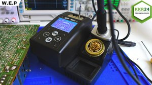 Паяльная станция с сенсорным управлением WEP 982-II для ремонта телефонов