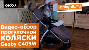 Видеообзор прогулочной коляски Geoby C409M Venice