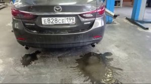 Выхлоп растаял