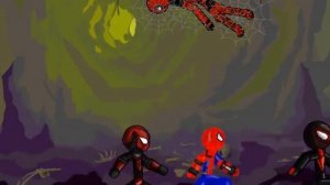 Человеки пауки VS дэдпула