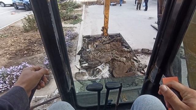 Модернизация водопровода. Мини экскаватор. Mini Excavator. смотреть онлайн