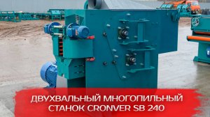 Двухвальный многопильный станок Cronver SB 240