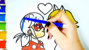 Леди Баг и Супер-Кот Раскраска для Детей / Раскрашка ТВ