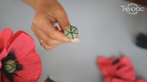 Mack of paper / Мак из гофрированной бумаги / DIY Tsvoric
