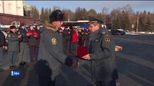 В Уфе вручили ключи от пожарной и вспомогательной техники руководителям структурных подразделений МЧ