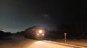 ТЭП70-0570 летит резервом с приветливой бригадой по перегону Сыктывкар-Човью