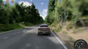 Driving in BeamNG.drive with Enhanced Chase Camera