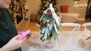 One Christmas tree out of three small ones / Одна ёлка из трех маленьких / DIY TSVORIC