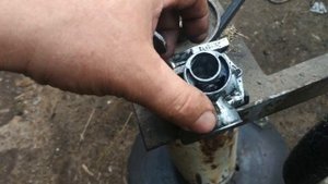 косилка с пилы урал пробный запуск!!!