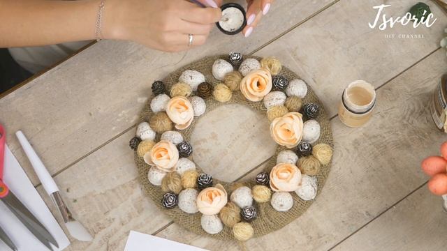 Easter wreath / Пасхальный венок / DIY TSVORIC смотреть онлайн