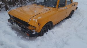 Печальное завершение сезона для москвича 2140SL.