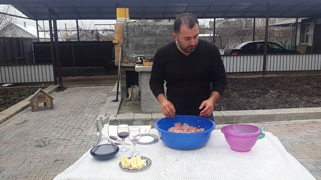 ЛЮЛЯ КЕБАБ на мангале. ШАШЛЫК по-кавказски. ENG SUB.