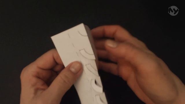 Ажурная закладка для книг из бумаги. смотреть онлайн