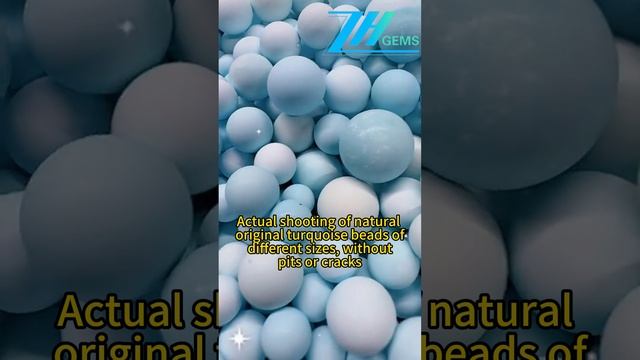 241219-4 Actual shooting of natural original turquoise beads of different sizes, without pits