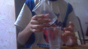 Фокус со стаканами и водой