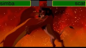 simba vs scar with healthbars