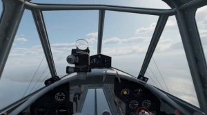 War Thunder СБ (VR). Размеренный геймплей.